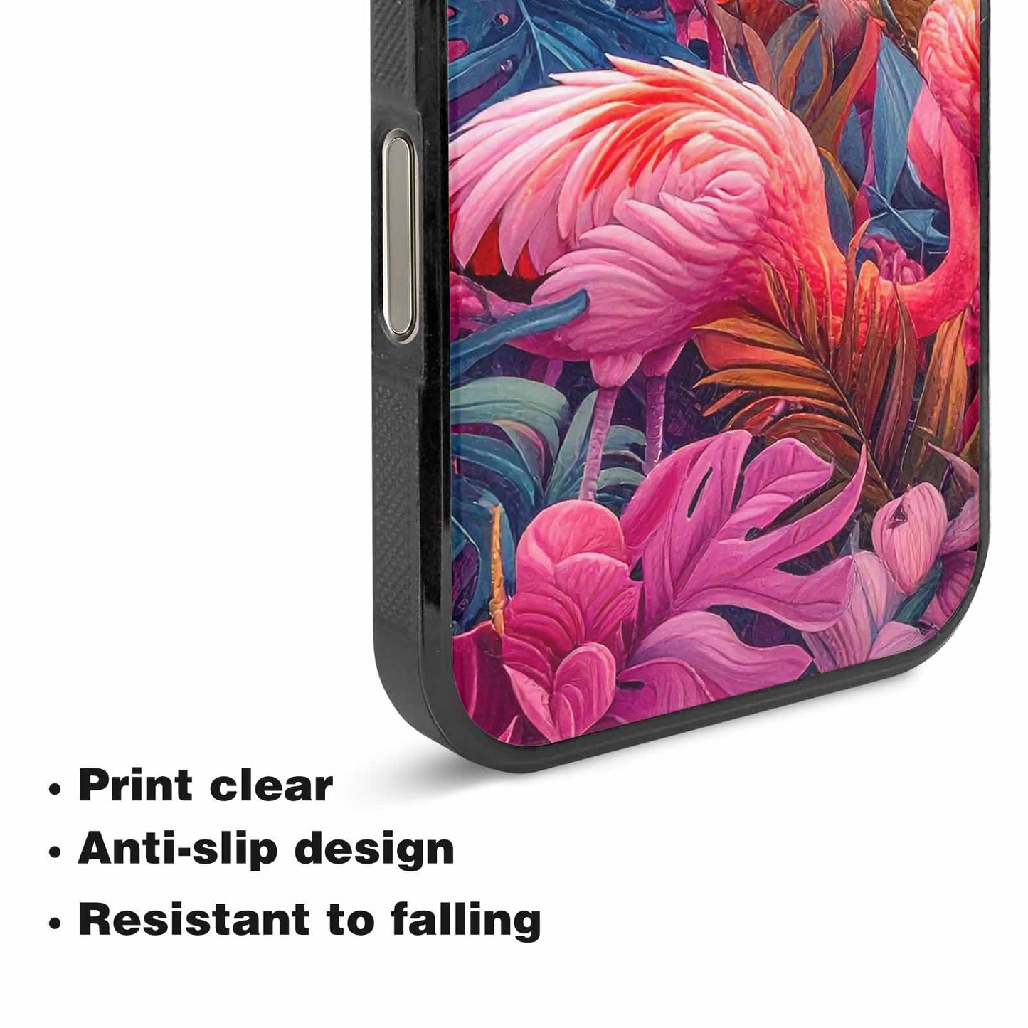 iPhone 16 Pro Case — Flamingo Tropical Flamingo Tropical Pattern Hundreds, Original Design Phone Case
