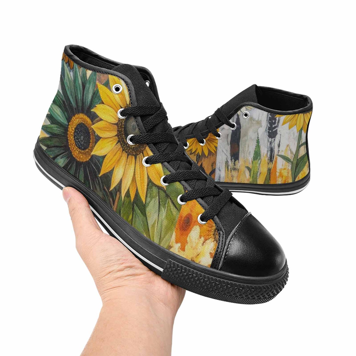 WOMEN'S Blend Melt Them High Top Canvas Dreamcore Custom Sneakers