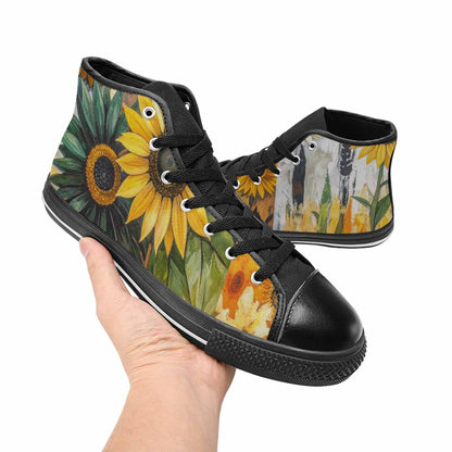WOMEN'S Blend Melt Them High Top Canvas Dreamcore Custom Sneakers