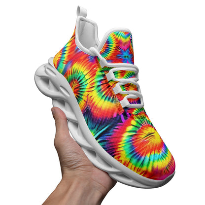 Unisex Rainbow Rave Tie Dye Art Sneakers
