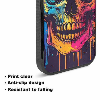 iPhone 15 Plus Case — Skulls Splatter Comic, Customized Protective Case