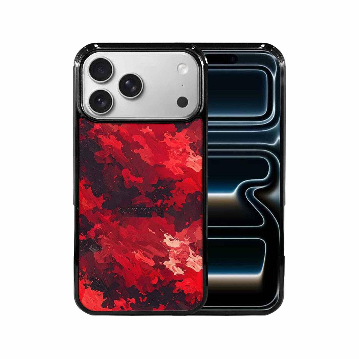 iPhone 17 Pro Max Case — Small Military Camouflage Blotch Camo, Unique Phone Case Design