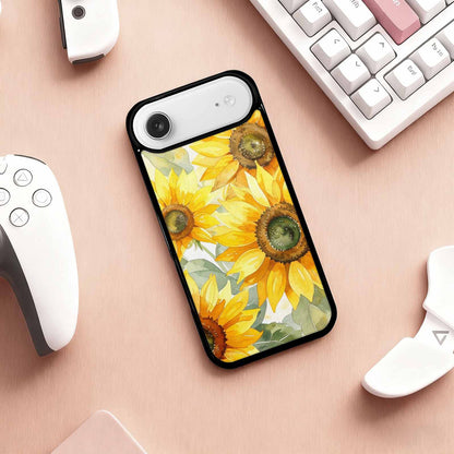 iPhone 17 Air Case — Sunflowers Watercolor Floral, Customized Protective Case