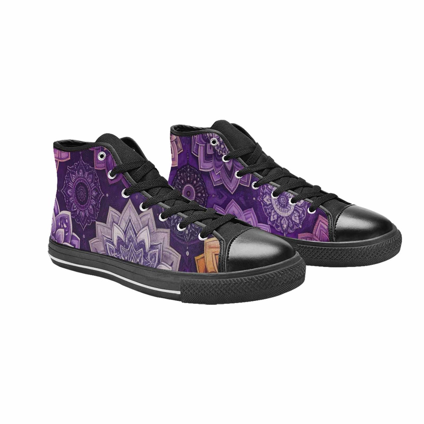 WOMEN'S Mandala High Top Canvas Dreamcore Sneakers