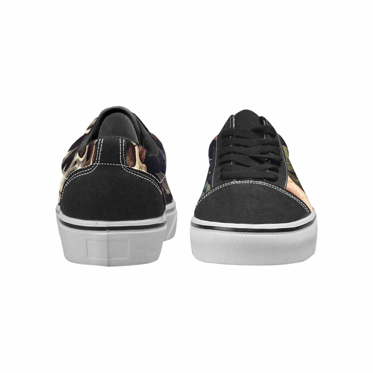 WOMEN'S Skulls - Roses Canvas Lace-Up Y2K Shoes
