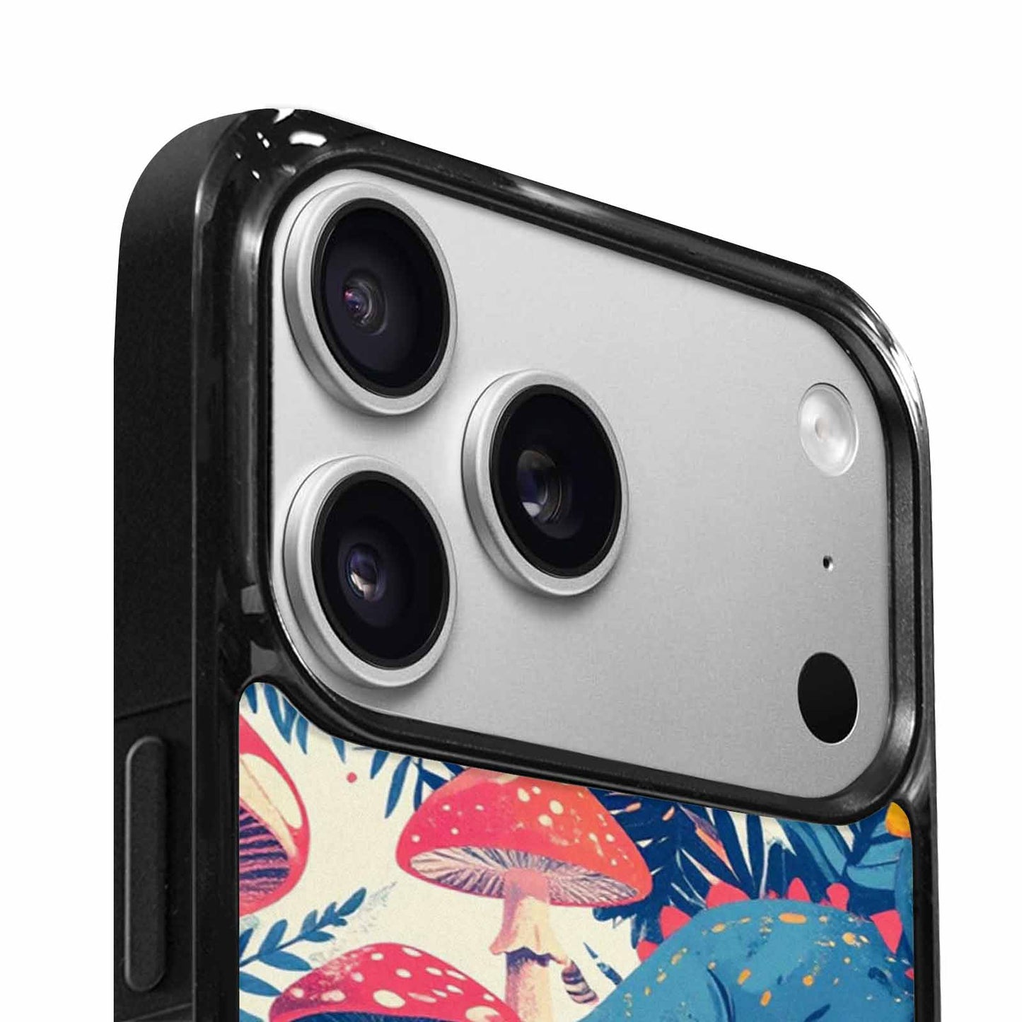 iPhone 17 Pro Case — Vintage Dinosaurs Mushroom Retro Vintage, Custom Printed Phone Case