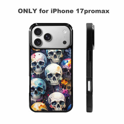 iPhone 17 Pro Max Case — Skull Dark Art Gothic Print Gothic, Personalized Phone Case