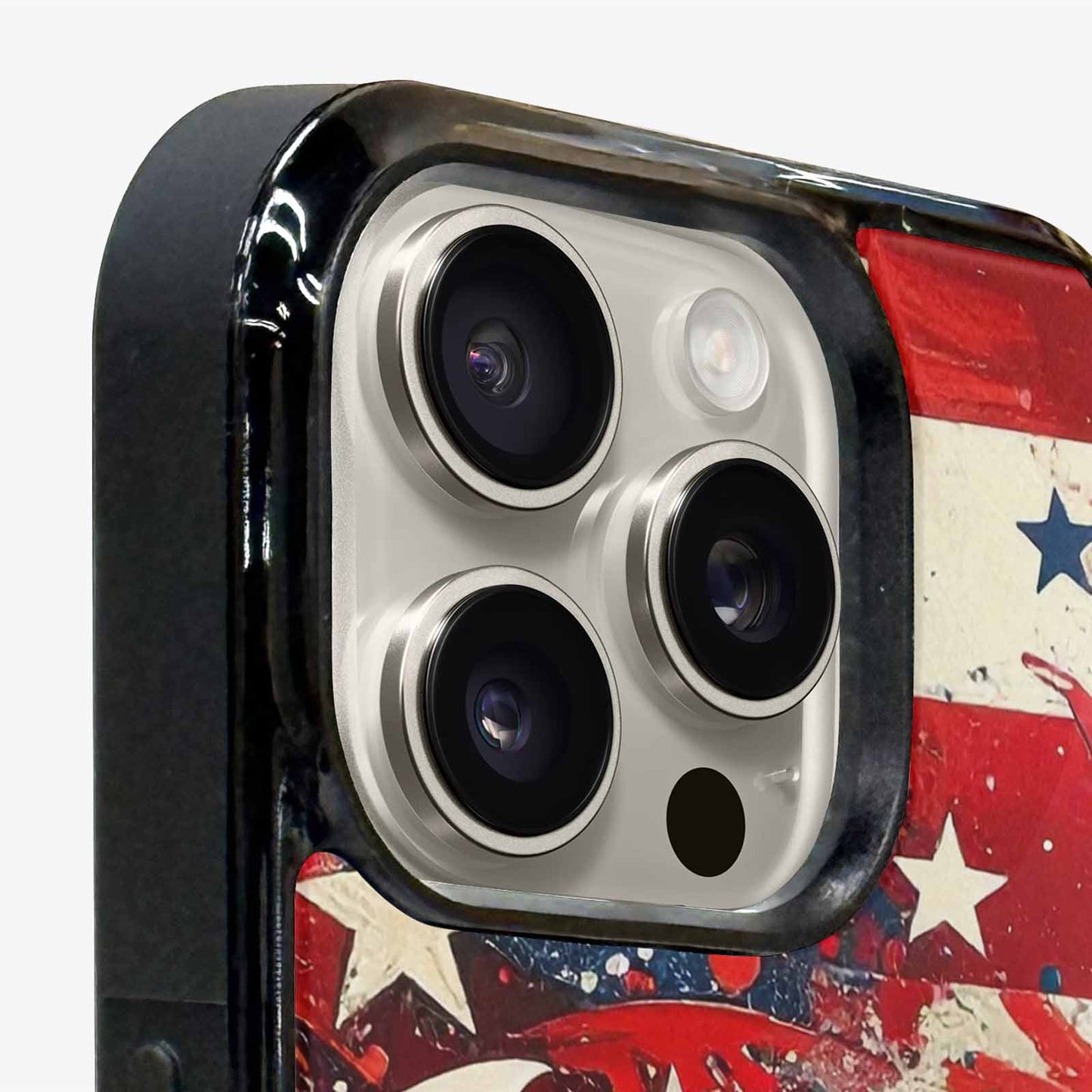 iPhone 16 Pro Case — Patriotic Stars And Stripes American Stars, Unique Phone Case Design