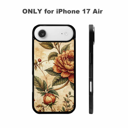 iPhone 17 Air Case — Vintage Botanical Art Pattern Floral, Custom Designed Case Cover