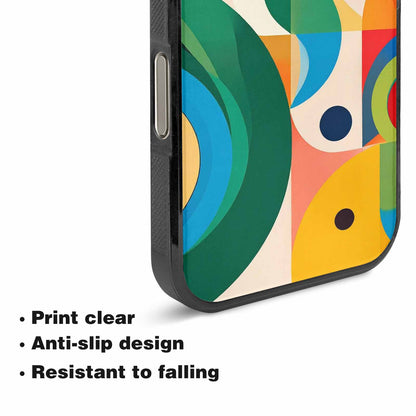 iPhone 16 Pro Case — 1960s Mod Cartoon Art Pattern, Custom Art Phone Cover