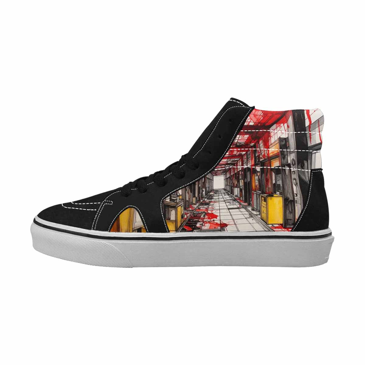 MEN'S Liminal Space Fragment High Top Canvas Dreamlike Shoes