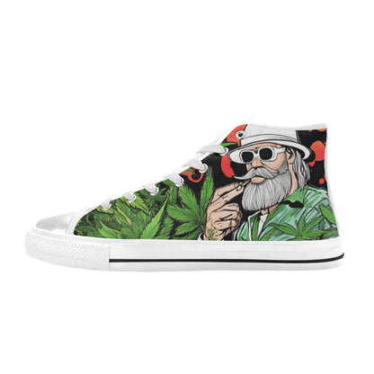 WOMEN'S Healthy Garden 420 High Top Canvas Aesthetic Custom Sneakers