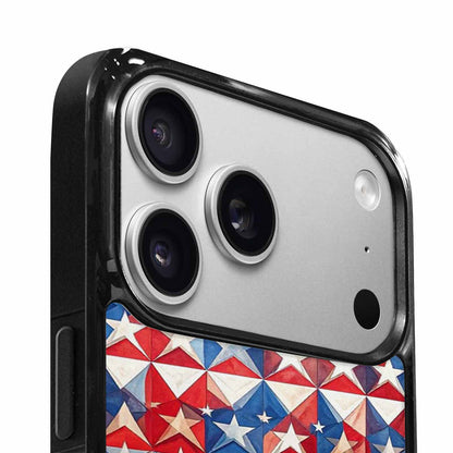 iPhone 17 Pro Case — Small American Flag Stars And Galaxy, Custom Made Phone Cover
