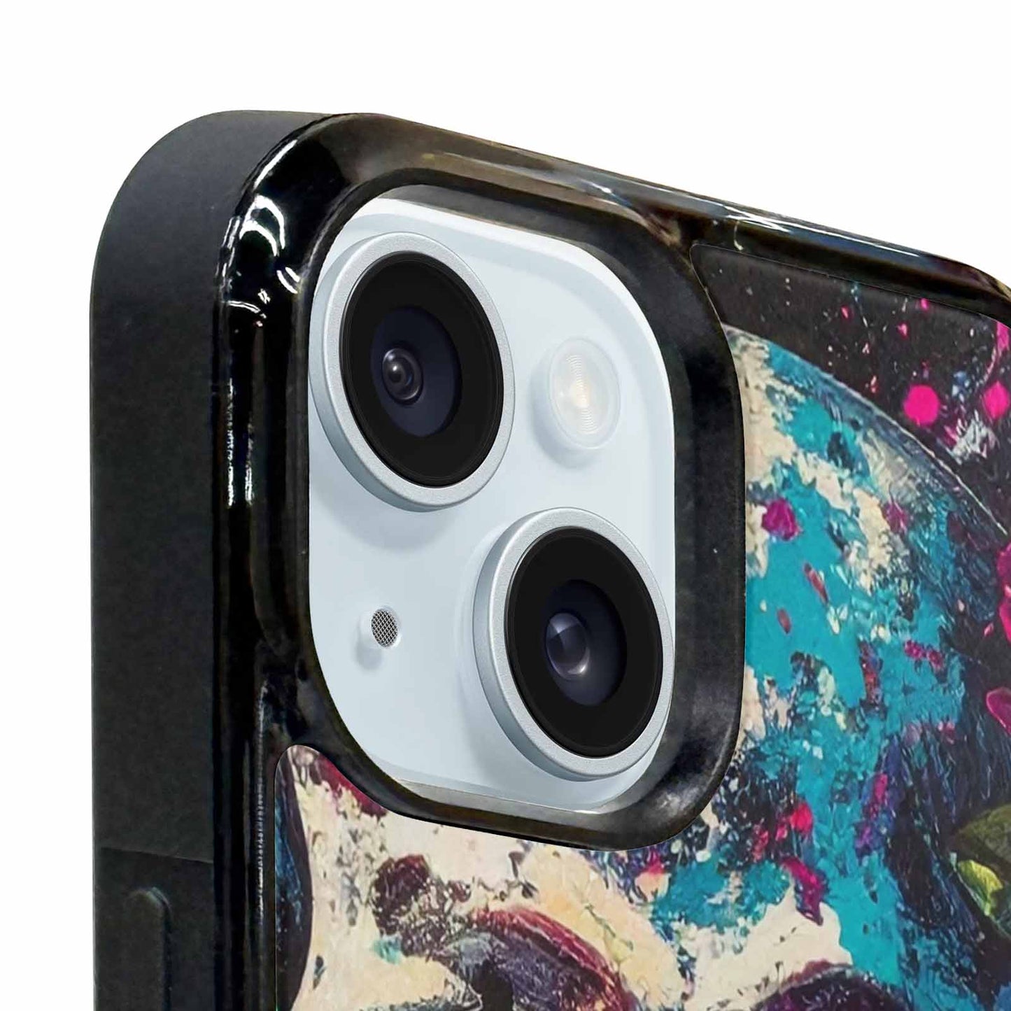 iPhone 15 Case — Skulls Roses Acid Wash Custom, Custom Print Case Cover