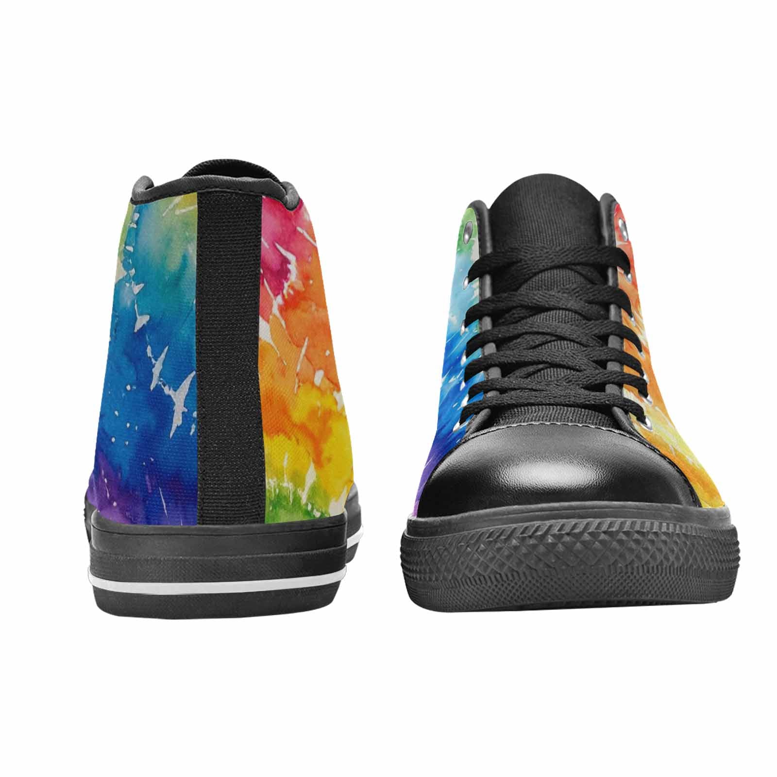 MEN'S Tie Dye - High Top Canvas Y2K Custom Sneakers