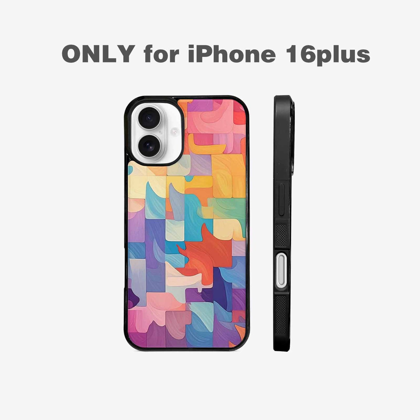 iPhone 16 Plus Case — Color Gradient Fade Pattern Hundreds Of, Personalized Phone Case