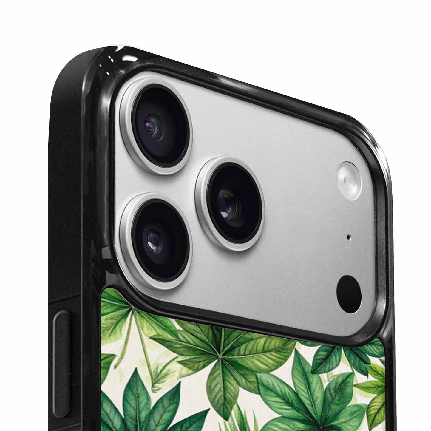 iPhone 17 Pro Case — Small Seven Point Palmate Leaf Floral, Custom Designed Case Cover