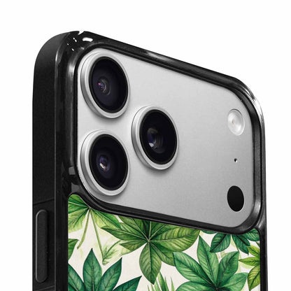 iPhone 17 Pro Case — Small Seven Point Palmate Leaf Floral, Custom Designed Case Cover