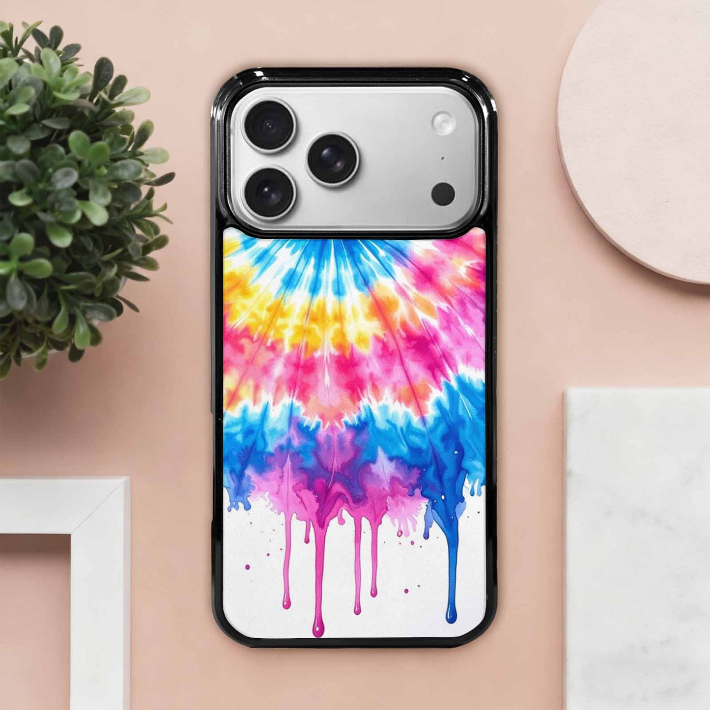 iPhone 17 Pro Max Case — Tie Dye Style Art Tie Dye, Customized Protective Case