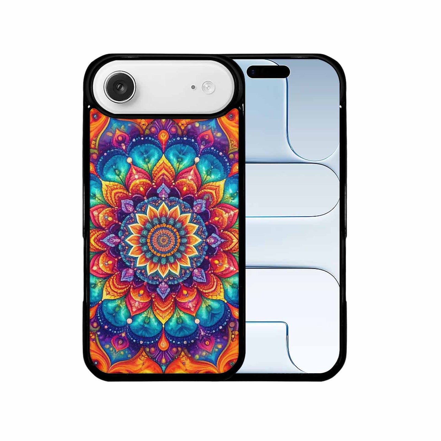 iPhone 17 Air Case — Tie Dye Mandala Art Seamless Tie, Personalized Phone Case