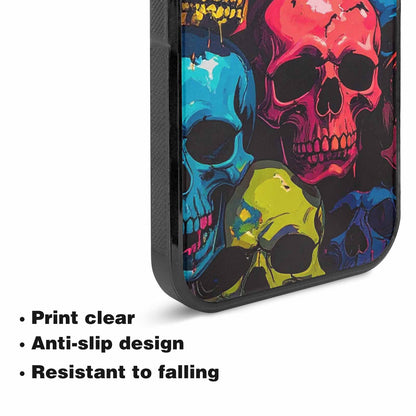 iPhone 15 Plus Case — 1000s Of Skulls Digital Camo Drip, Personalized Phone Case