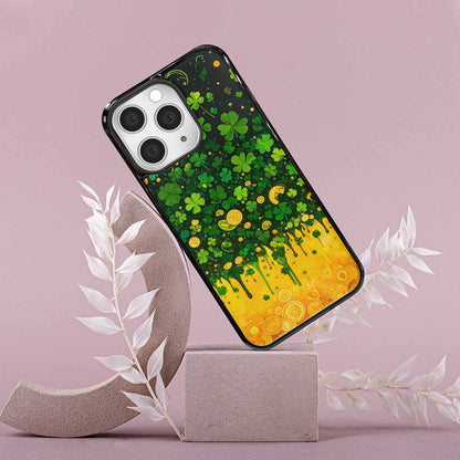iPhone 15 Pro Max Case — St Patrick\'s Clover St Patrick\'s Clover, Custom Phone Case