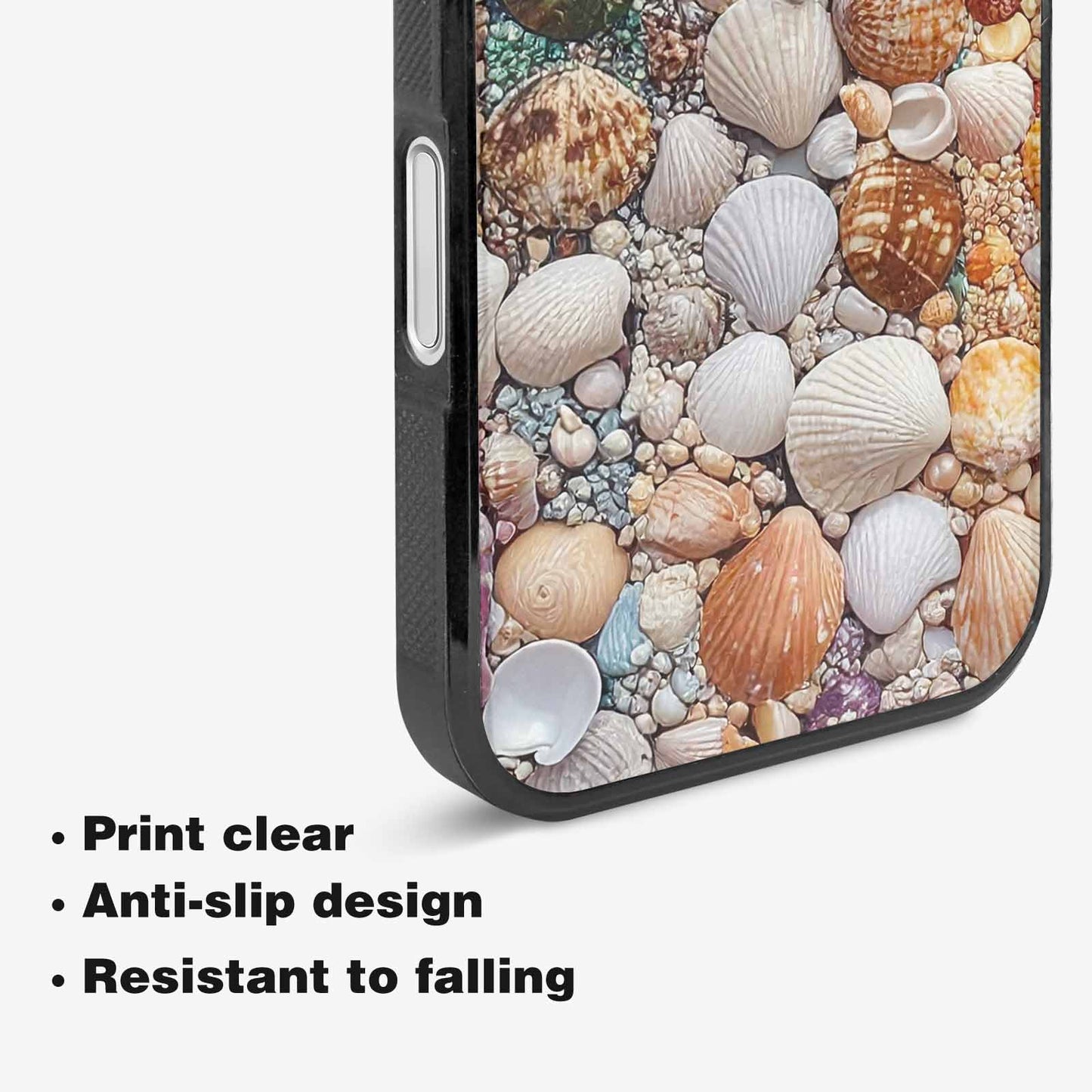 iPhone 16 Plus Case — Seashell Collage Seashell Collage Pattern Hundreds, Custom Print Case Cover