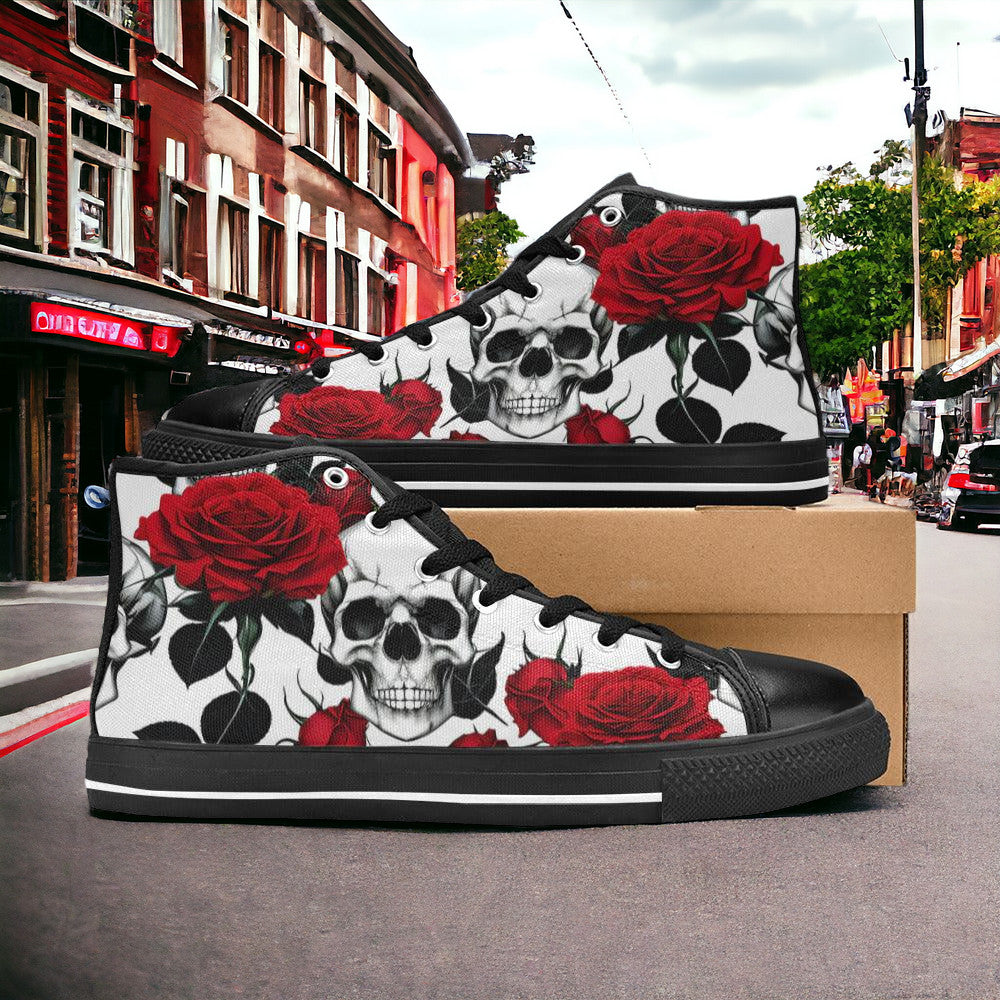 Skulls Roses Deluxe Women - Freaky Shoes®