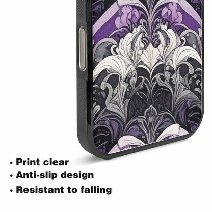 iPhone 15 Pro Max Case — Asexual Flag Color Theme Small Rainbow, Custom Made Phone Cover
