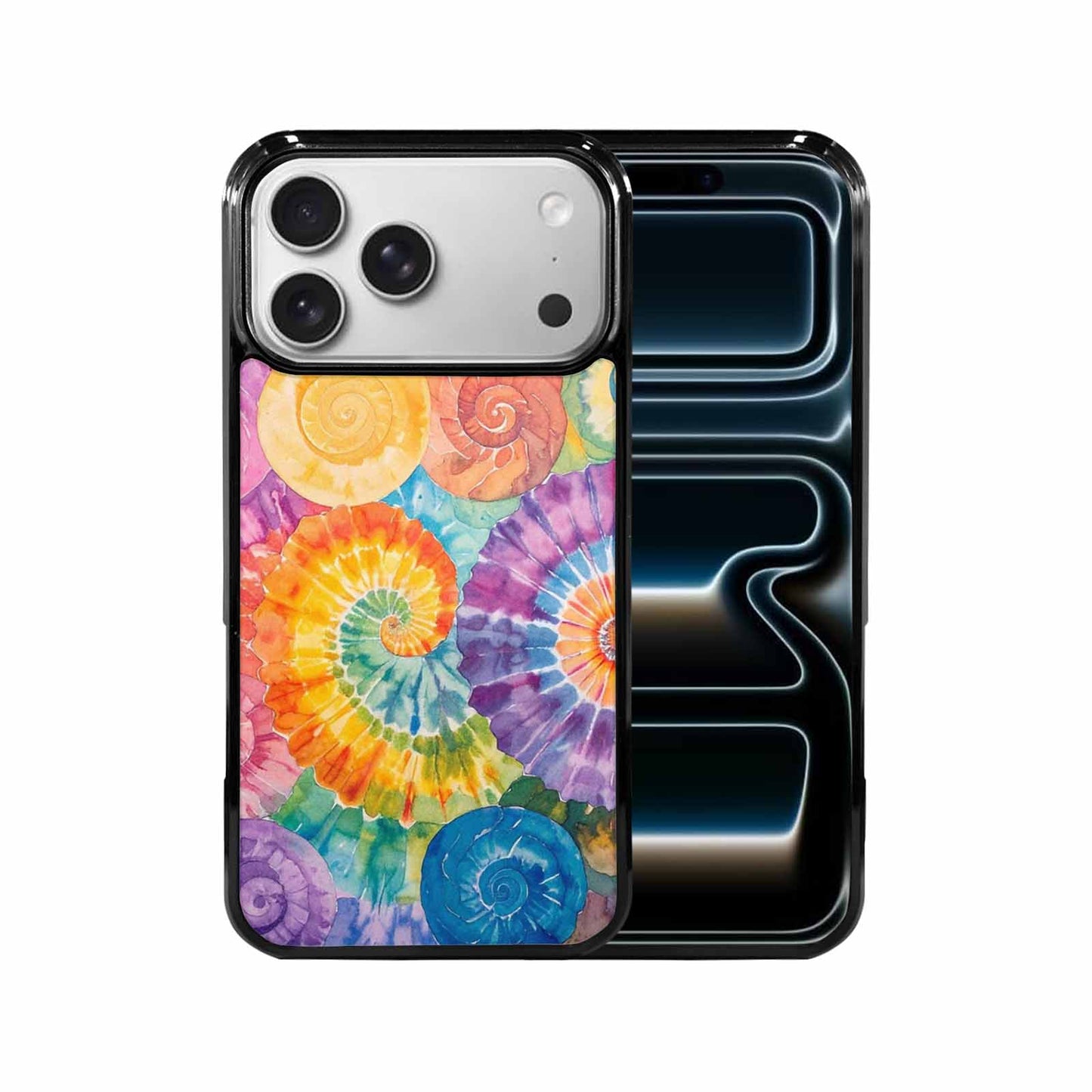 iPhone 17 Pro Max Case — Tie Dye Swirls Tie Dye Tie, Customized Protective Case