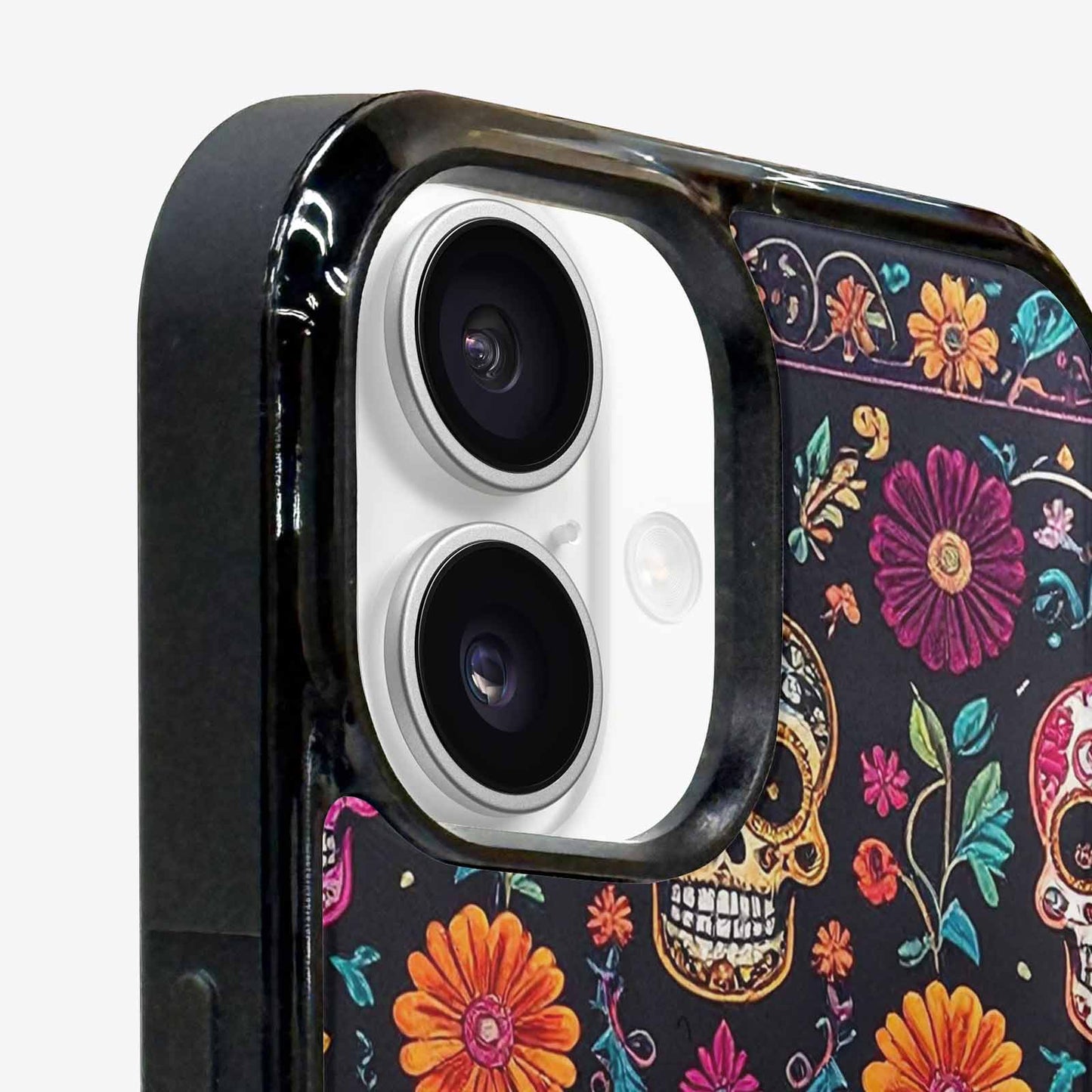iPhone 16 Case — Colorful Dia De Los Muertos Sugar, Customized Protective Case