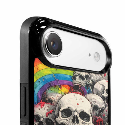 iPhone 17 Air Case — Rainbow From Skulls Mouth Black Gothic, Personalized Phone Case