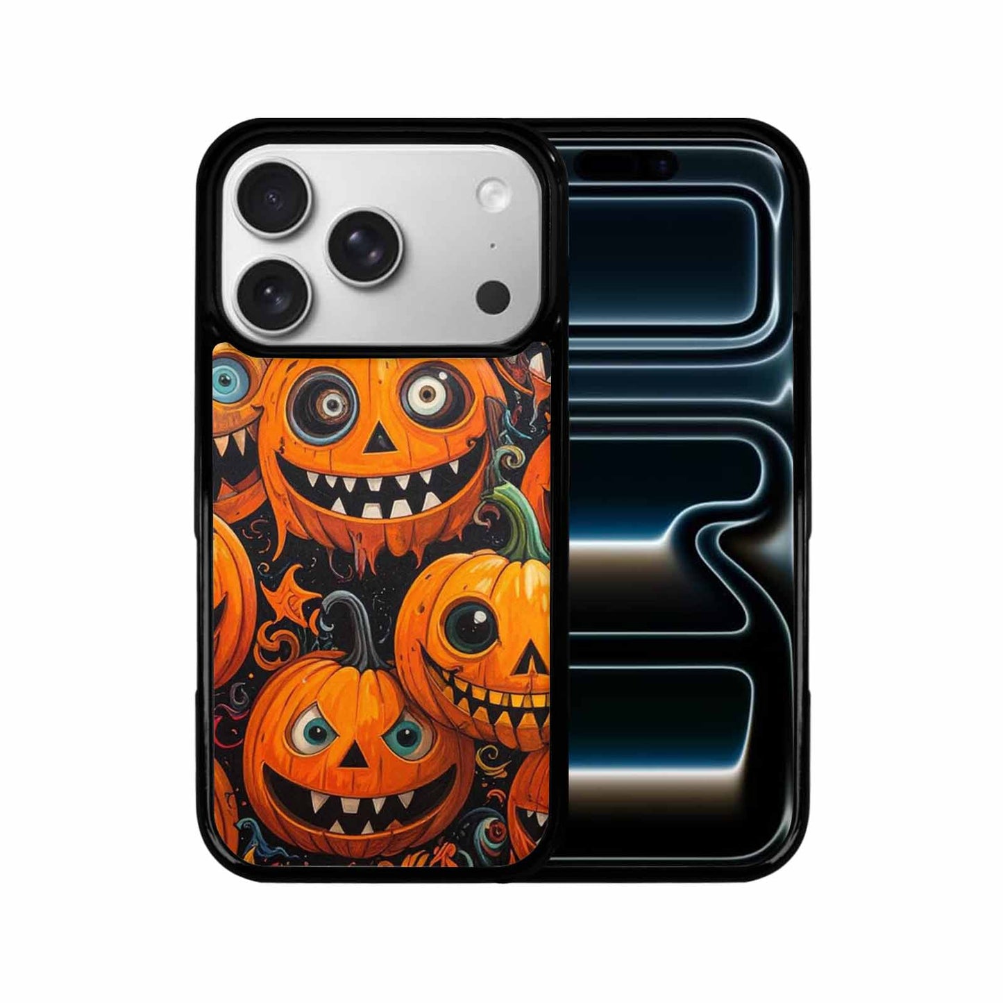iPhone 17 Pro Case — Cartoon Pumpkin Monster Cartoon Cute, Custom Phone Case
