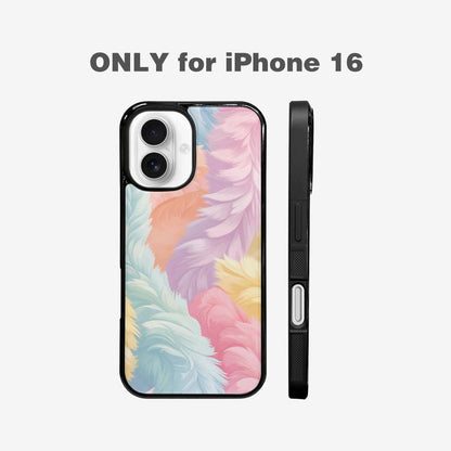 iPhone 16 Case — Zebra Pastel Rainbow, Customized Protective Case