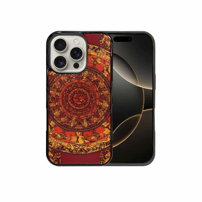 iPhone 16 Pro Case — Mandala Lions Art Seamless Pattern Vibrant, Personalized Phone Case