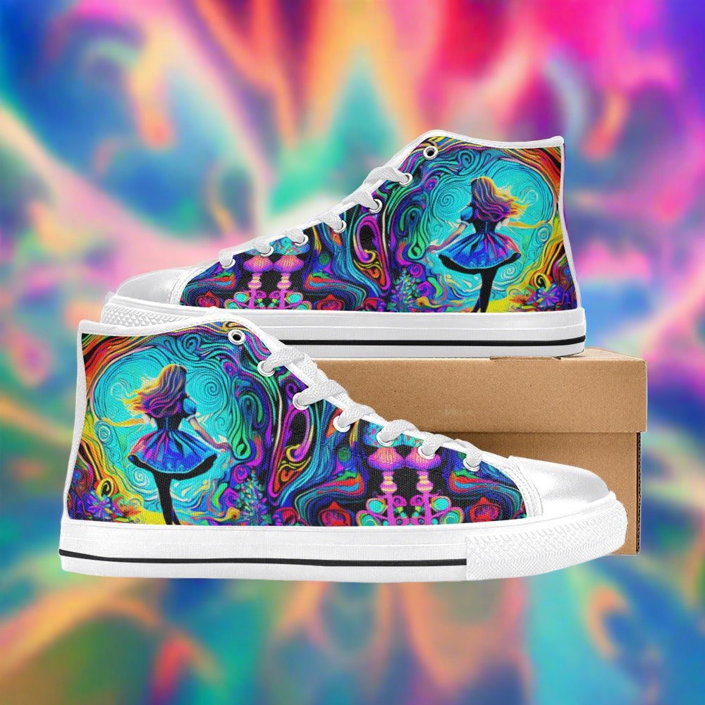 Dragon Jewel Rich Vivid Bold Art - Freaky Shoes