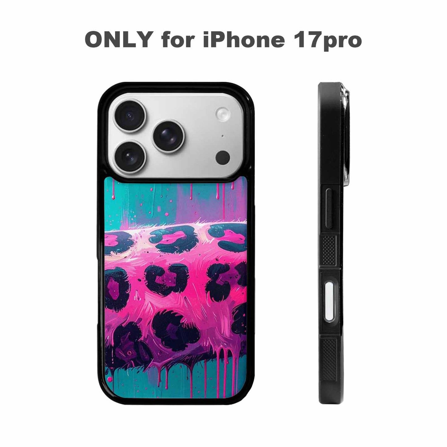 iPhone 17 Pro Case — Seamless Tileable Pattern Of Overlapping Animal, Custom Print Case Cover