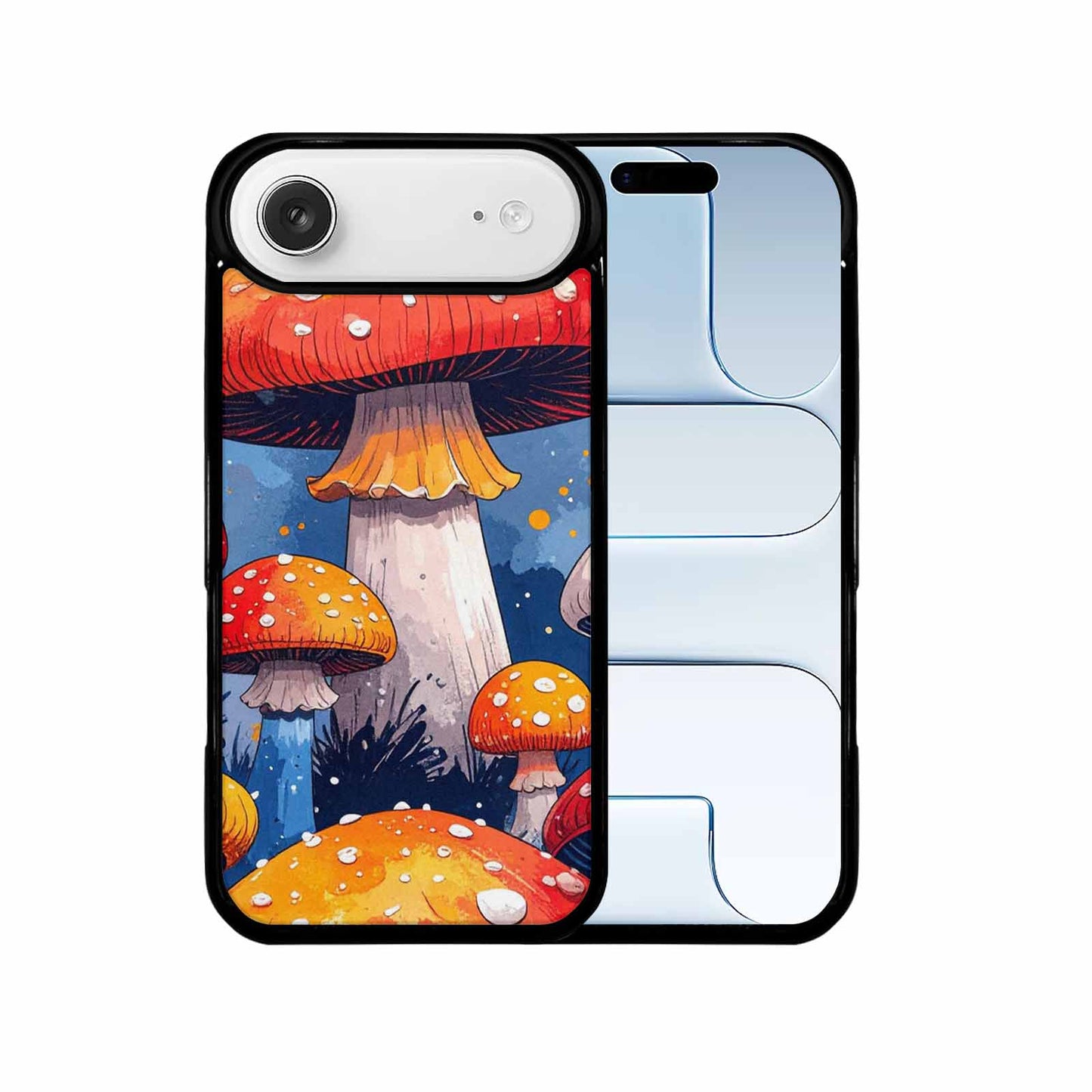 iPhone 17 Air Case — Vivid Winter Mushroom Seamless Cartoon Cute, Custom Printed Phone Case