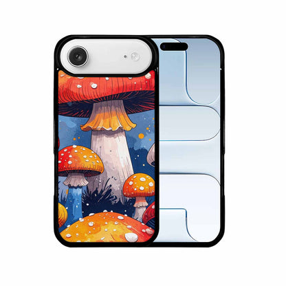 iPhone 17 Air Case — Vivid Winter Mushroom Seamless Cartoon Cute, Custom Printed Phone Case