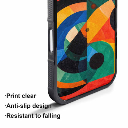 iPhone 17 Pro Max Case — Memphis Art Pattern Retro Vintage, Customized Protective Case