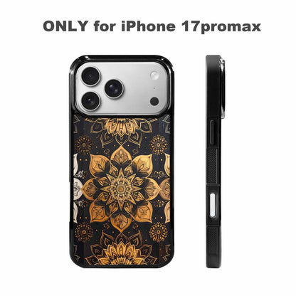 iPhone 17 Pro Max Case — Small Mandala Pattern, Randomly Floral, Personalized Phone Case