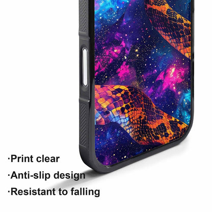 iPhone 17 Air Case — Galaxy Snake Print Galaxy Space, Unique Phone Case Design