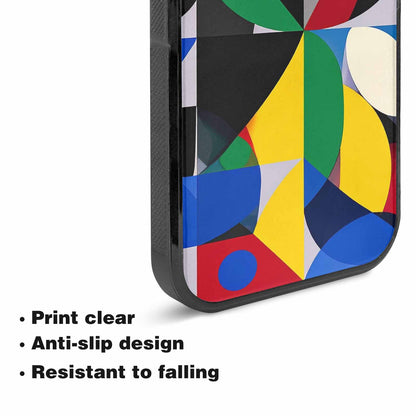 iPhone 15 Case — 1960s Mod Cartoon Art Pattern, Custom Print Case Cover