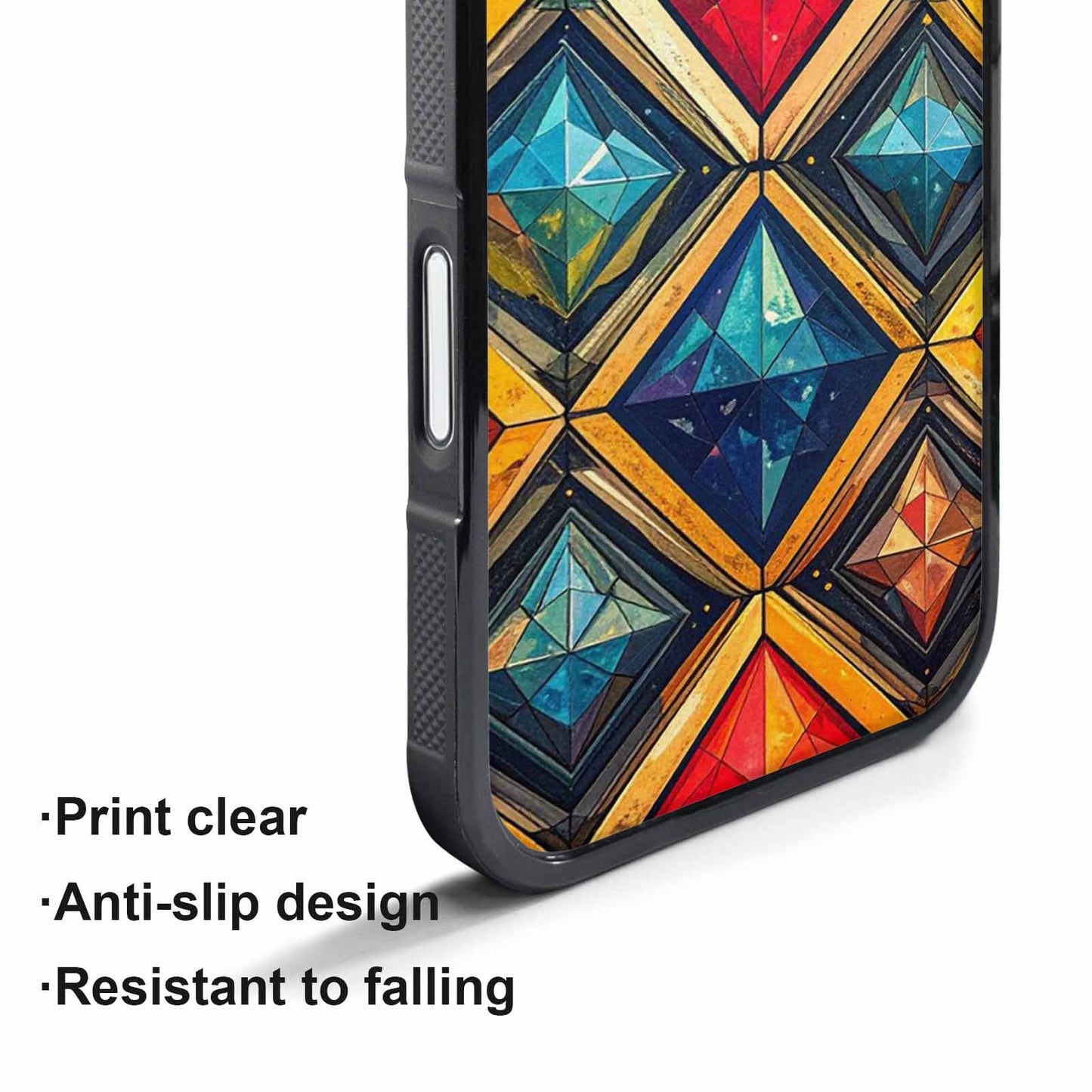 iPhone 17 Pro Case — Vintage Summer Diamond Retro Vintage, Custom Art Phone Cover