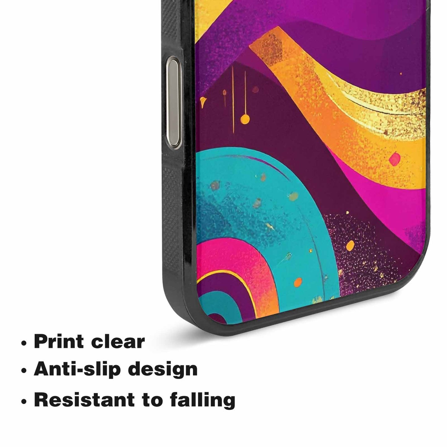 iPhone 16 Pro Max Case — 1970s Disco Art Pattern, Personalized Phone Case