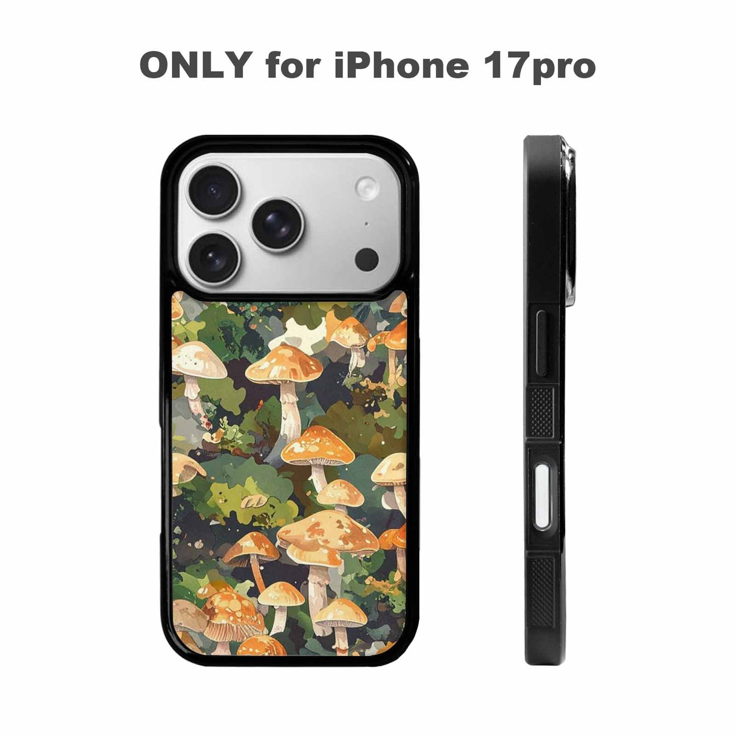 iPhone 17 Pro Case — Mushrooms Camomushrooms Patter 9y1 Camo, Original Design Phone Case