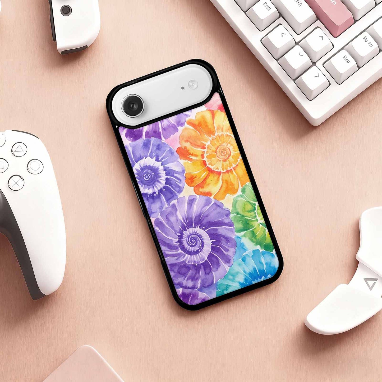 iPhone 17 Air Case — Small Tie Dye Swirl Pattern Tie, Custom Made Phone Cover