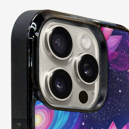 iPhone 15 Pro Max Case — Lotus Galaxy, Custom Print Case Cover