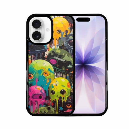 iPhone 17 Case — Aliens Camomelting Aliens Patt Alien Scifi, Custom Phone Case