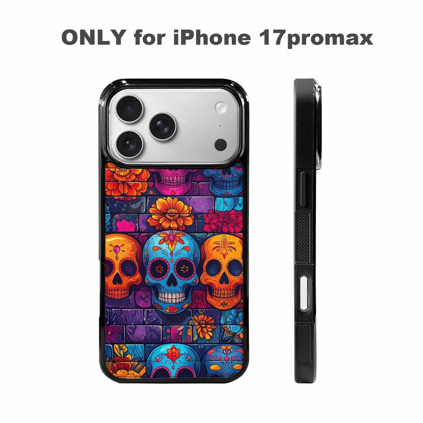 iPhone 17 Pro Max Case — Skull Dark Art Gothic Print Gothic, Original Design Phone Case